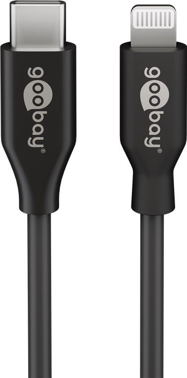 Goobay 39447 Lightning - USB-C™ USB charging and sync cable, Goobay, USB-C to Lightning Apple Lightnin male (8-pin), USB C