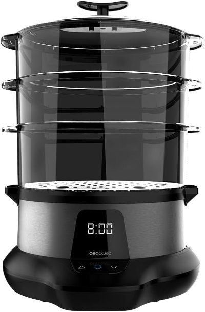Cecotec Food Steamer, Vapovita 3000 Pro, 1000 W, Number of baskets 3