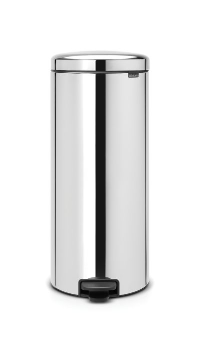 RABANTIA atkritumu tvertne ar pedāli NewIcon, 30 l, Brilliant Steel