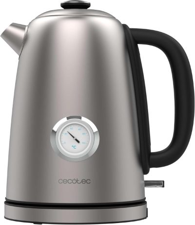 Cecotec Kettle, Thermosense 620 Vintage, Electric, 2200 W, 1.7 L, Stainless steel, 360° rotational base