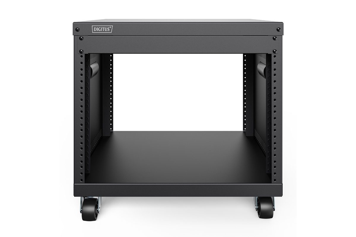 Digitus Universal 19-Inch Equipment Rack with Castors, 8U, DN-48000