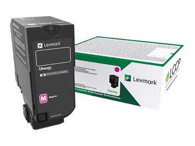 Lexmark CS725 Magenta Return Programme 12K Toner Cartridge, Lexmark 74C2HM0, CS725 12K  Toner Cartridge, Toner Cartridge, Magenta