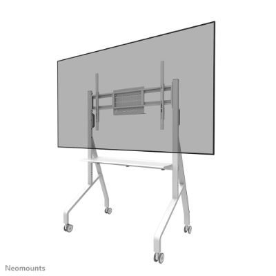 Neomounts Floor stand, FL50-525WH1 TV trolley, Adjustable Height, 55-86 ", Maximum weight (capacity) 76 kg, White