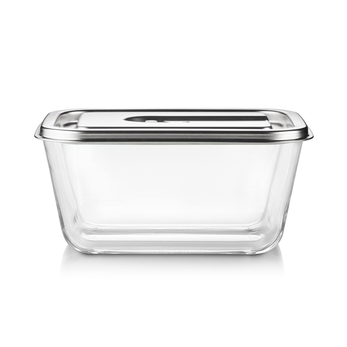 Caso Glass Vacuum Container with Plastic Lid, VacuBoxx Inox XL, Transparent