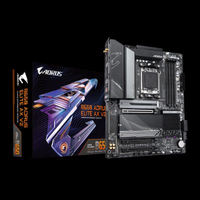B650 A ELITE AX V2 1.0, Processor family AMD, Processor socket AM5, DDR5 DIMM, Supported hard disk drive interfaces SATA, M.2, Number of SATA connectors 4