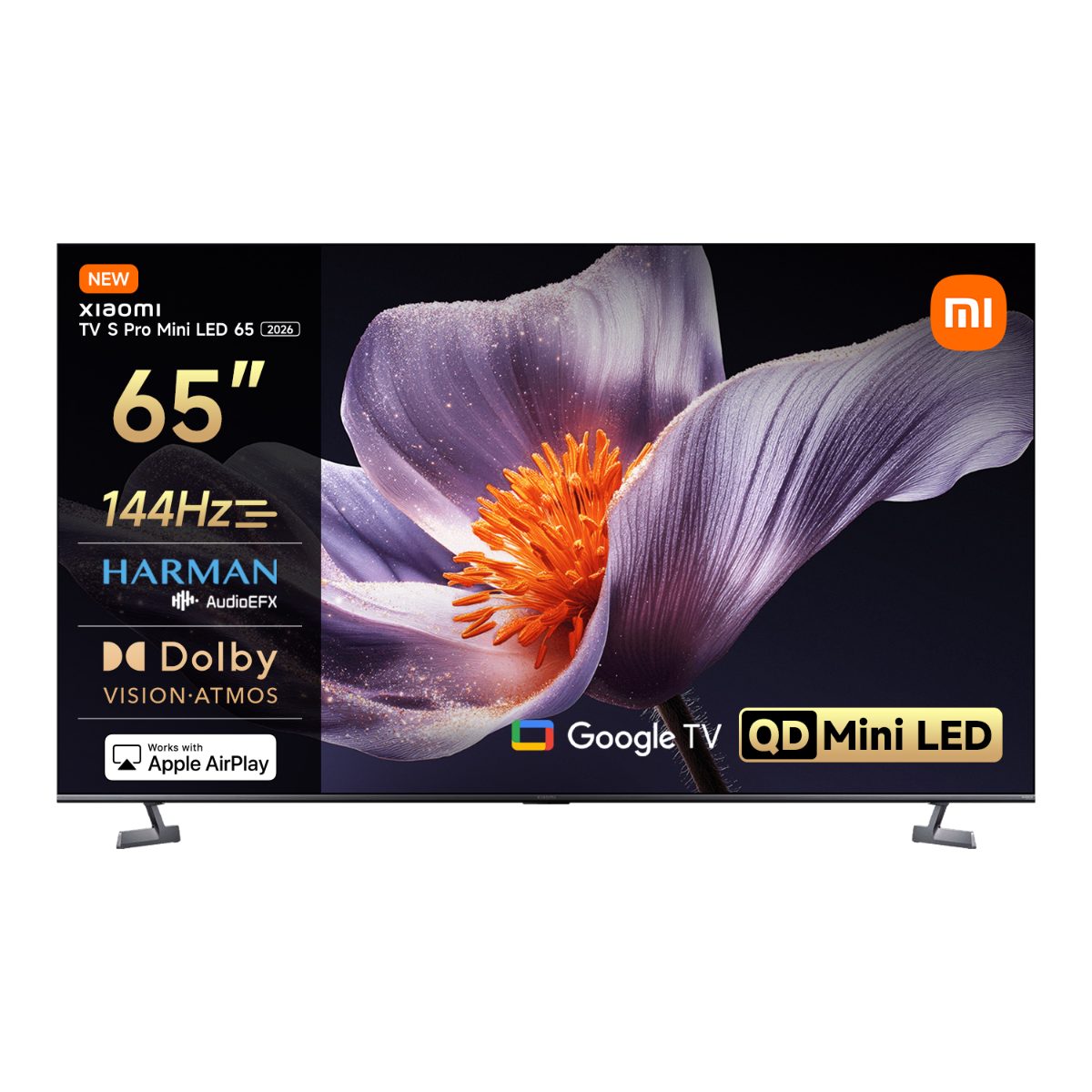 TV, S Pro Mini LED 65 2026, Xiaomi 65, Smart TV, Google TV, 4K UHD, Dark Grey