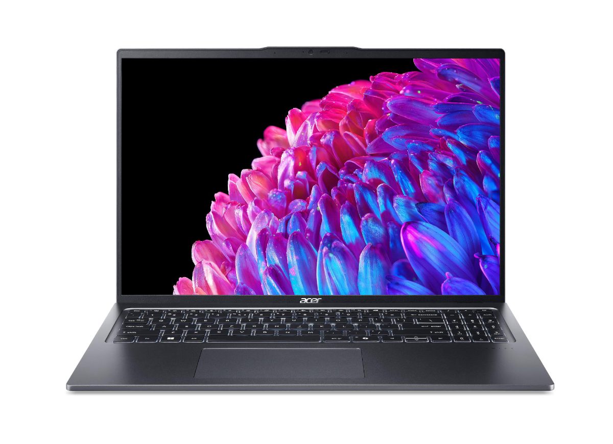 Notebook, ACER, Swift, Go 16, SFG16-72-51ZQ, CPU  Core Ultra, u5-125U, 2100 MHz, 16", 3200x2000, RAM 32GB, LPDDR5x, SSD 512GB, Intel ARC Graphics, Integrated, ENG, Card Reader microSD, 1.6 kg, NX.KWNEL.001