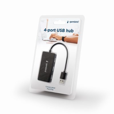 4-port USB hub, UHB-U2P4-04, USB Hub