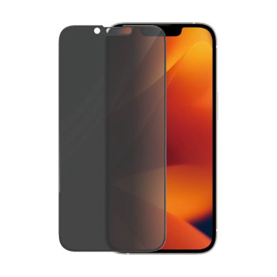 Screen protector, Apple, iPhone 14/13/13 Pro, Glass, Black, Ultra-Wide Fit, Privacy