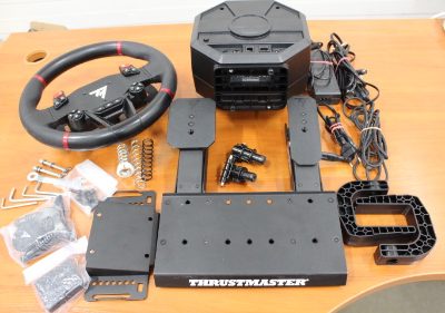 Thrustmaster Steering Wheel, T598, REFURBISHED, WITHOUT MANUALS, Black