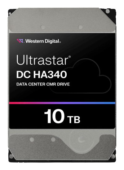 HDD, WESTERN DIGITAL, Serial ATA, 3.5 ", Buffer 512 MB, 7200 RPM, 10 TB, Ultrastar DC HA340, 0B47062
