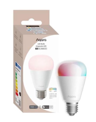 Smart Light Bulb, AQARA, Power consumption 10.5 Watts, Luminous flux 950 Lumen, 9000 K, Bluetooth/ZigBee, LB-L02D