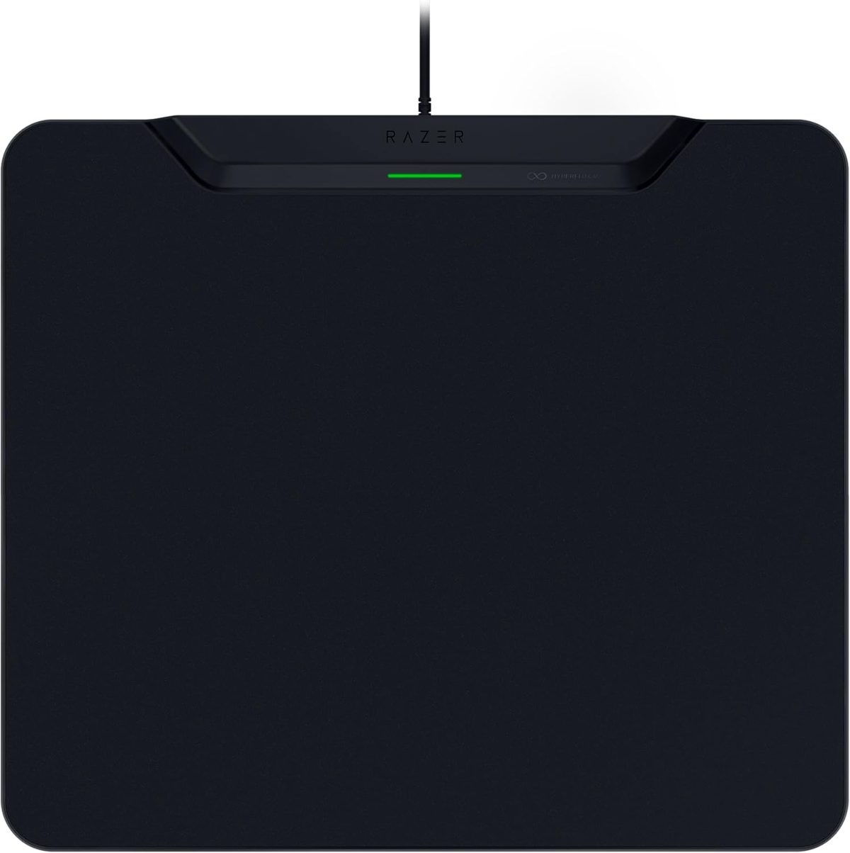 Wireless Charging Gaming Mouse Mat and Puck, Hard Edition, HyperFlux V2 Wireless Charging System, Gaming Mouse Mat, 360 x 311 mm, Black