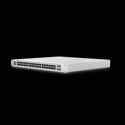 Switch Enterprise 48 PoE, USW-Enterprise-48-PoE, Managed L3, Rackmountable, Gigabit Ethernet (copper) ports quantity 48 (100MbE/1GbE/2.5GbE), SFP+ ports quantity 4, PoE+ ports quantity 48, Power supply type AC/DC, internal, 100-240V, 10A max, 750W