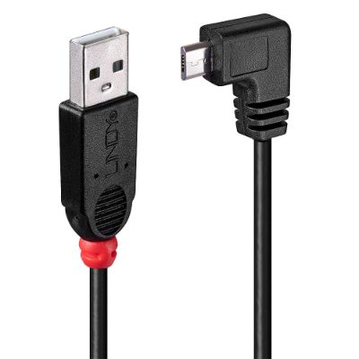 CABLE USB2 A TO MICRO-B 0.5M/90 DEGREE 31975 LINDY