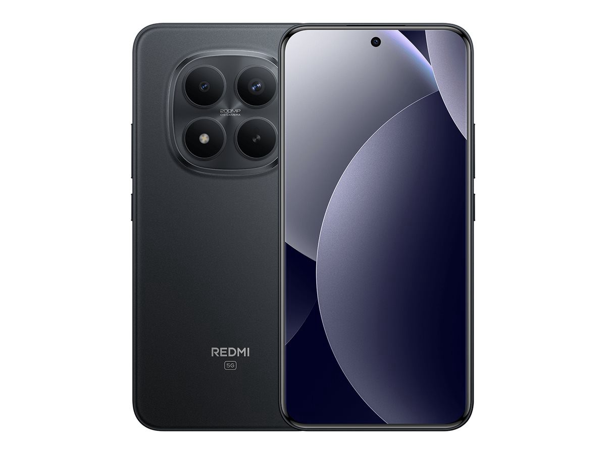 Redmi, Note 15 Pro+, Black, 6.83 ", AMOLED, 1220 x 2772 pixels, Qualcomm, Internal RAM 8 GB, 256 GB, Dual SIM, 4G, 5G, Main camera resolution 200+8+2 MP, Secondary camera resolution 32 MP, Android, 15