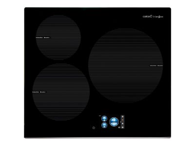 Hob, IDB 6003 PRO BK, Induction, Number of burners/cooking zones 3, Touch, Timer, Black, Display