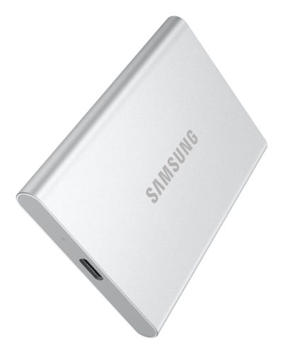 Samsung SSD, T7 Resurrected, 2000 GB, USB 3.2 Gen 2 (10 Gbps), Silver