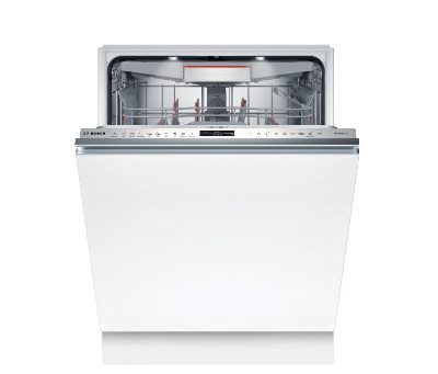 Bosch Dishwasher, SMV8YCX02E, Built-in, Width 60 cm, Number of place settings 14, Number of programs 8, Energy efficiency class A, Display, AquaStop function, White