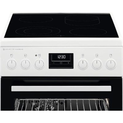 AEG keramiskā plīts, Steambake 6000. sērijas, balta