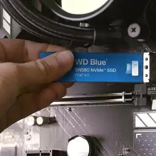 SSD, WESTERN DIGITAL, Blue SN580, 1 TB, M.2, PCI Express 4.0, NVMe Yes, Write speed 4150 MB/s, Read speed 4150 MB/s, 600xTBW rating, Bulk, WDS100T3B1E-00CHF0