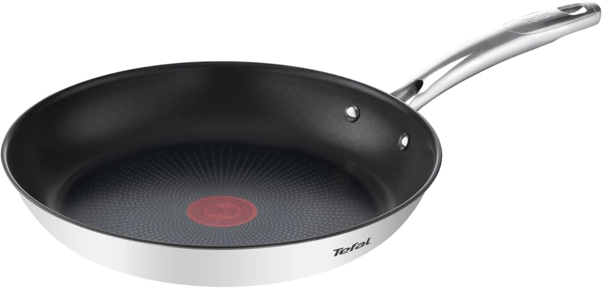 Pan, Duetto+ G7320655, Frying, Diameter 28 cm, Halogen, induction, ceramic glass, gas, electric, Suitable for induction hob, Black, Fixed handle