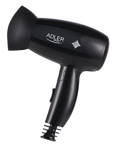 Hair Dryer, AD 2251, 1400 W, Number of temperature settings 2, Black