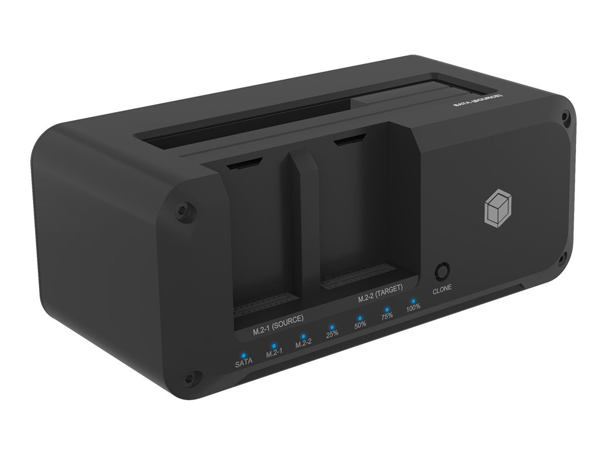Raidsonic Cloning Station for SATA & M.2 HDDs/SSDs, IB-2924MSCL-C31