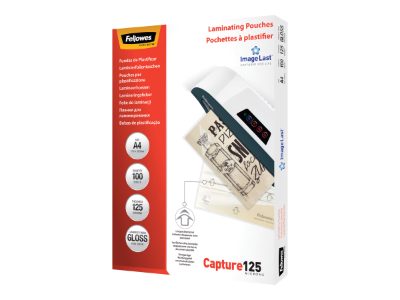 Laminating Pouch PREMIUM, A4, Glossy, Thickness: 125 micron, Qty Per Pack: 100 pcs; Ideal for notices, craft materials, signage and frequently handled documents; Compatible with all laminator brands