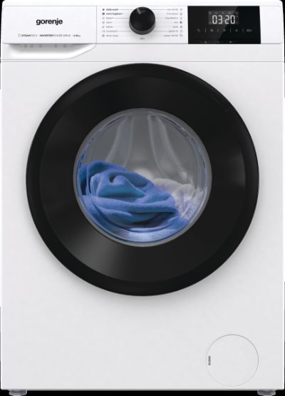 Washing Machine, W3NGPI62SBS, Energy efficiency class B, Front loading, Washing capacity 6 kg, 1200 RPM, Depth 47 cm, Width 60 cm, LCD, Steam function