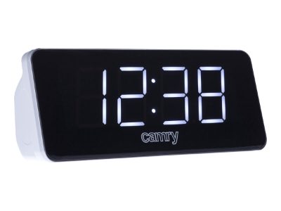 Radio, CR 1156, Alarm function, white/black