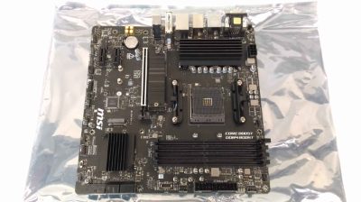 MSI B550M PRO-VDH WIFI, Processor family AMD, Processor socket AM4, DDR4, Memory slots 4, Chipset AMD B, Micro ATX, USED, REFURBISHED, WITHOUT ACCESSORIES, ONLY ANTENNAS AND BACKPANEL INCLUDED