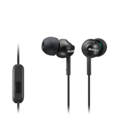 Sony In-ear Headphones EX series, Black, Sony, MDR-EX110AP, In-ear, Black