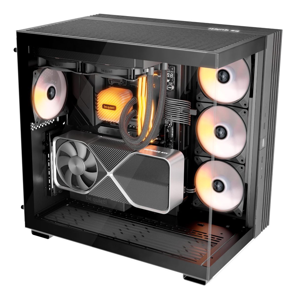 Case, BE QUIET, LIGHT BASE 600 DX, Tower, Case product features Transparent panel, ATX, MicroATX, MiniITX, Colour Black, BGW65