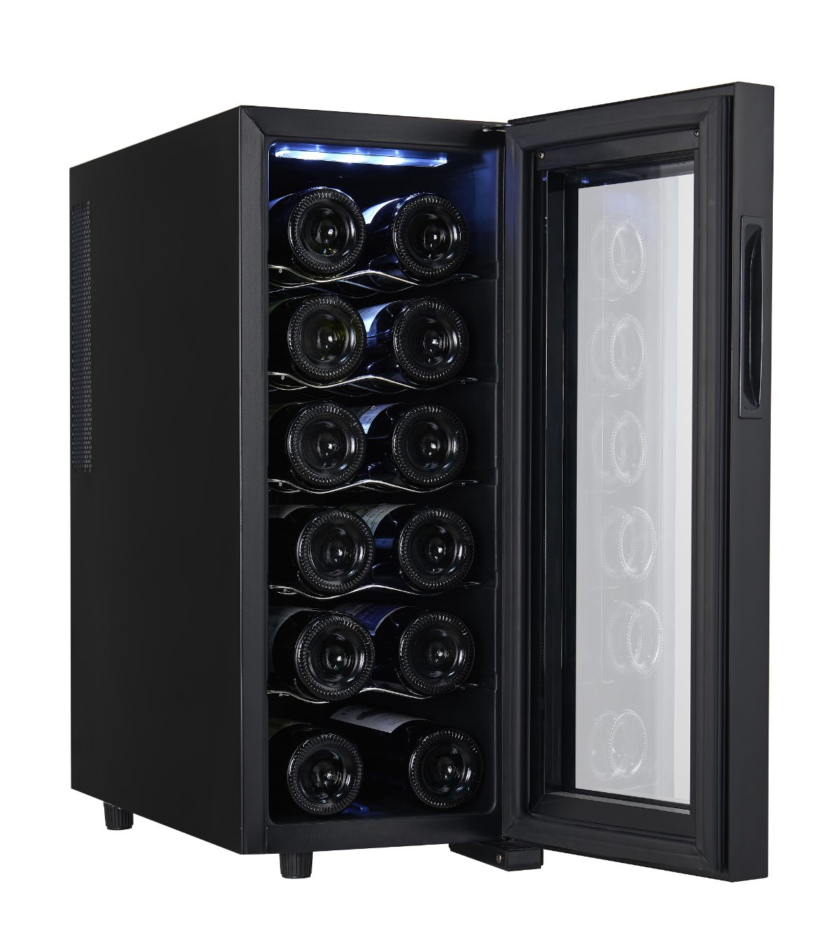 Beverage Pantry, AD 8083, Energy efficiency class G, Free standing, Bottles capacity 12, Black