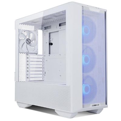 Case, LIAN LI, ATX/micro ATX/Mini-ITX/EATX, White, Midi Tower, PC, LANCOOL III, G99.LAN3RW.00