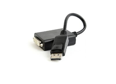 Cablexpert DisplayPort v.1.2 to Dual-Link DVI adapter cable, Black, Cablexpert