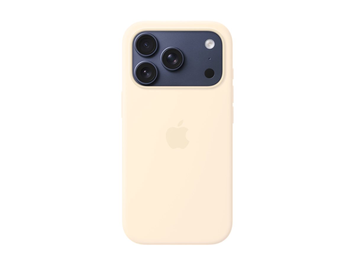 Apple iPhone 17 Pro Silicone Case with MagSafe – Vanilla, Apple