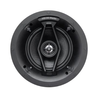 6.5" Wireless Multiroom Ceiling Speakers, 2 pcs, WBC65, Bluetooth, Wireless connection, 86±3 dB, Black