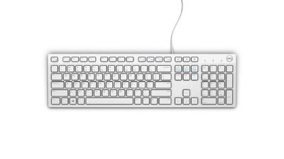 KB216, Multimedia, Wired, EN, White, USB