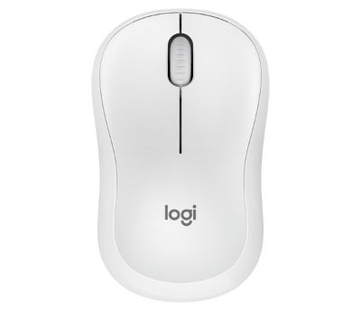 Logitech Silent Mouse, M240, Wireless, Bluetooth, White