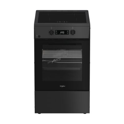 Whirlpool Cooker, W5I8LCSTA, Hob type Induction, Oven type Electric, Anthracite, Width 50 cm, Depth 60 cm, 60 L