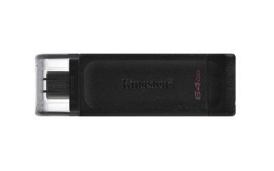 DataTraveler 70, 64 GB, USB Type-C, Black