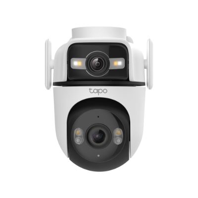 Dual Lens Security Wi-Fi Camera, Tapo C545D, Dome, 3 MP, 6mm, IP66, H.264, MicroSD, up to 512 GB