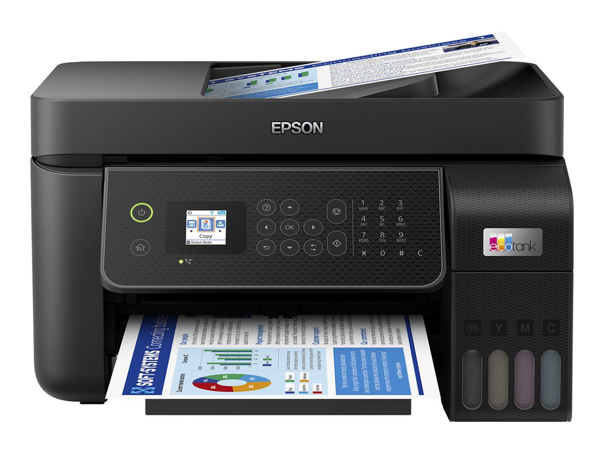 Multifunctional printers, EcoTank L5310, Inkjet, Colour, A4, Wi-Fi, Black