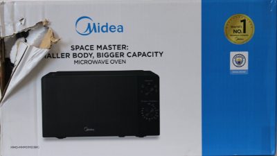 Midea MMO-MMP01MZ(BK) Microwave oven, Midea Microwave oven, MMO-MMP01MZ(BK), Free standing, 700 W, 20 L, Black, DAMAGED PACKAGING, SCRATCHED (RIGHT SIDE - TOP)