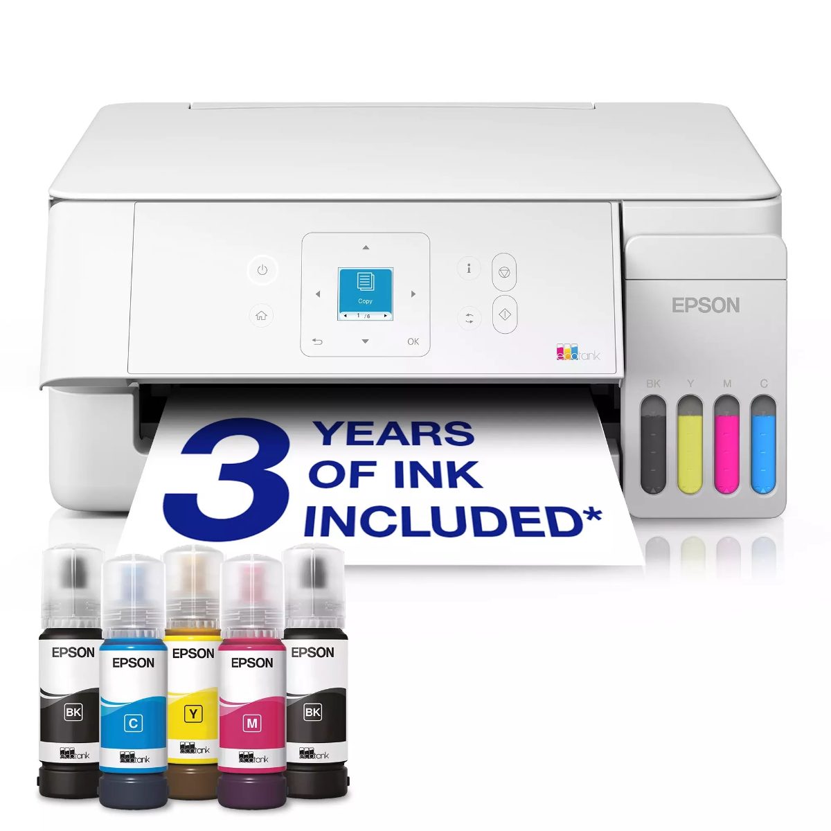 Epson Multifunctional printer, EcoTank L3366, Inkjet, Colour, A4, Wi-Fi, White