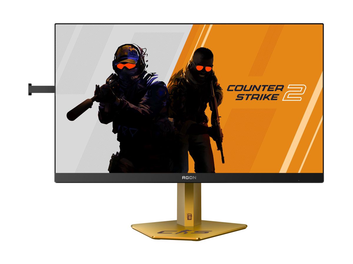 CS24A, 24 ", TN, FHD, 16:9, 610 Hz, 0.5 ms, 1920 x 1080 pixels, 500 cd/m², HDMI ports quantity 2, Black/Orange