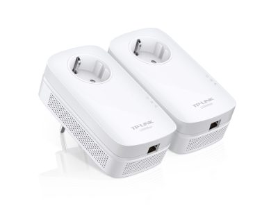 AV1300 Gigabit Passthrough Powerline Starter Kit, TL-PA8010P KIT, 1300 Mbit/s, Ethernet LAN (RJ-45) ports 1, No Wi-Fi, Extra socket