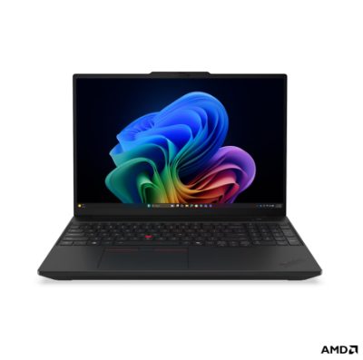 Lenovo ThinkPad T16 G5 AMD, Black, 16 ", IPS, WUXGA, 1920 x 1200 pixels, Anti-glare, AMD Ryzen 5 PRO, 215, 16 GB, SODIMM DDR5, Solid-state drive capacity 512 GB, AMD Radeon 740M Graphics, Windows 11 Pro, 802.11be, Bluetooth version 5.4, Keyboard language Nordic, Keyboard backlit, Warranty 36 month(s), Battery warranty 12 month(s)